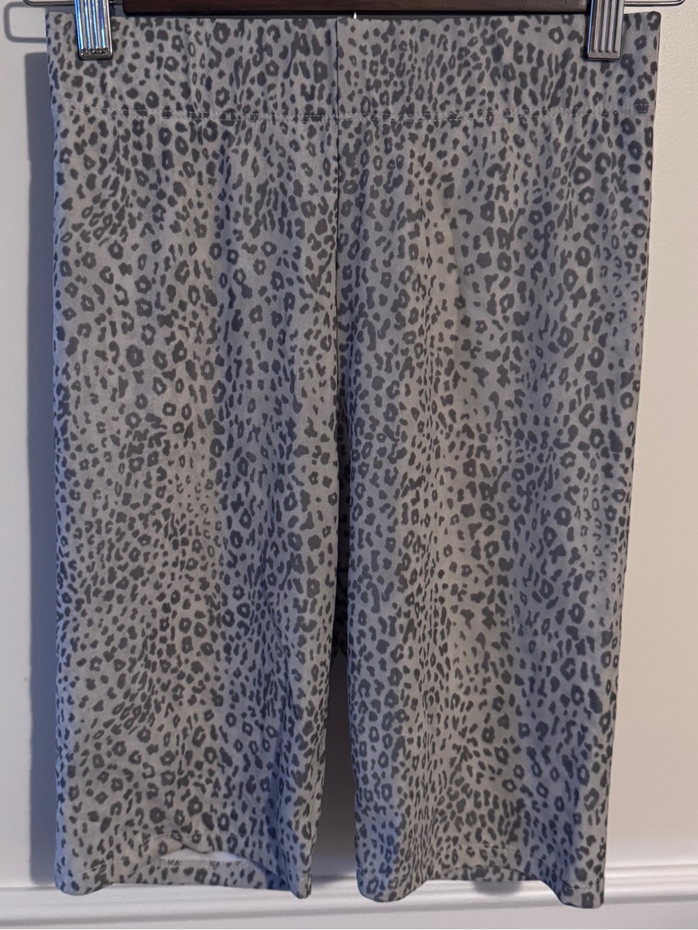 Forever 21 Gray Leopard Print Bike Shorts